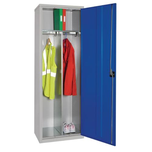 Clothing Cupboard Blue Slim - 1830x641x457mm (Direct)