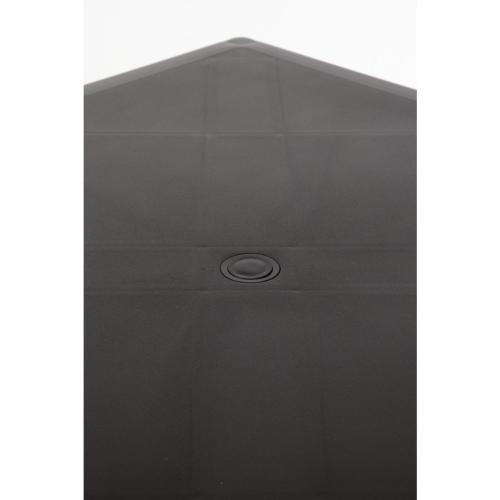 Table Square PP with Aluminium Legs Black - 750mm