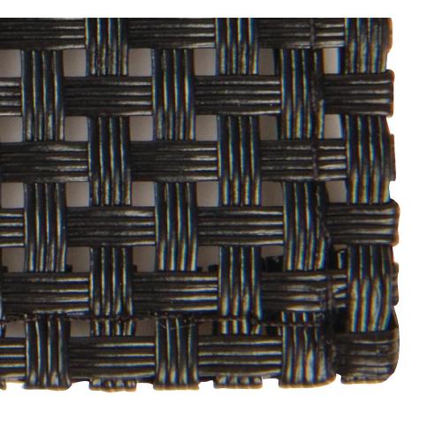 APS PVC Placemat Black - 450x330mm 17 3/4x13" (Pack 6) (B2B)