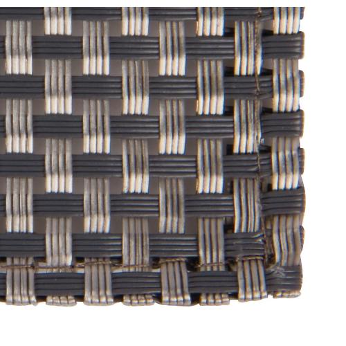 APS PVC Placemat Silver & Grey - 450x330mm 17 3/4x13" (Pack 6) (B2B)