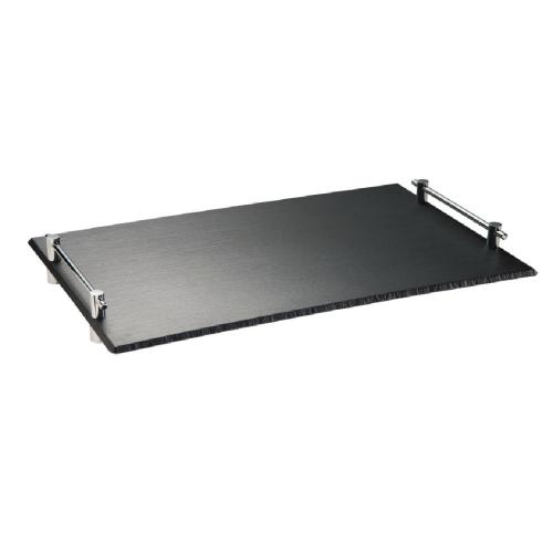 APS Slate Effect Melamine Stacking Tray GN 1/1 530x325x60mm 21x12.75x2.5" (B2B)