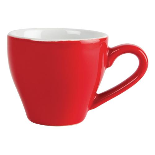Olympia Cafe Espresso Cup Red - 100ml 3 3/10fl oz (Box 12)