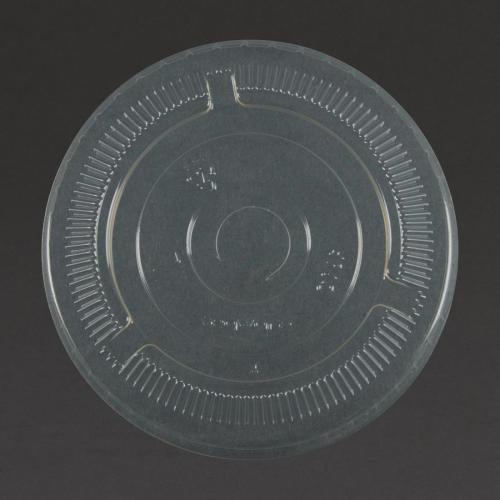 Vegware 96 Series Flat Lid with Straw hole for 9/12/16oz Cold Cup (Box 1000)