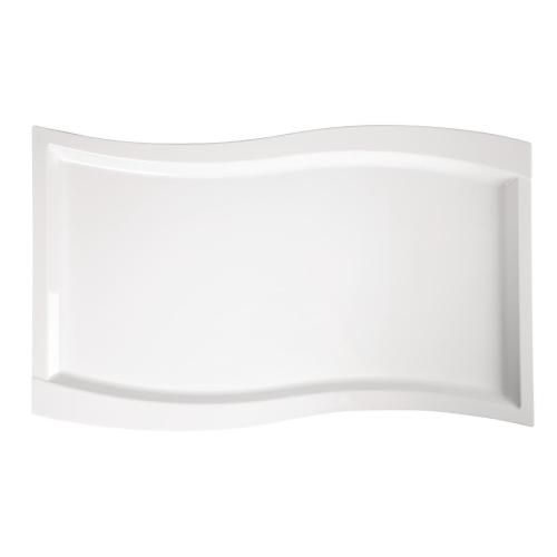 APS Wave Platter Melamine White - GN 1/1 (B2B)