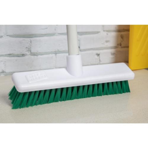 Jantex Soft Hygiene Broom Green - 300mm 12"