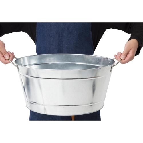 Galvanised Steel Beverage Tub - 490x365x220mm