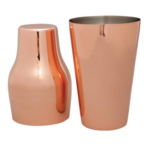 Copper Cocktail Shaker 2pc - 600ml 21oz