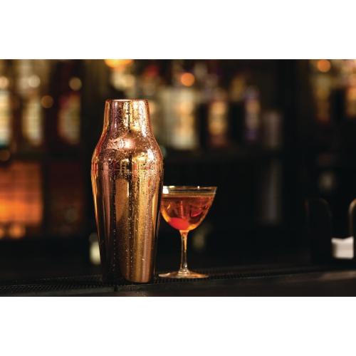 Copper Cocktail Shaker 2pc - 600ml 21oz