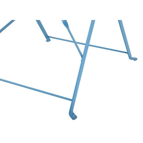 Bolero Perth Blue Pavement Style Steel Table Square - 600mm