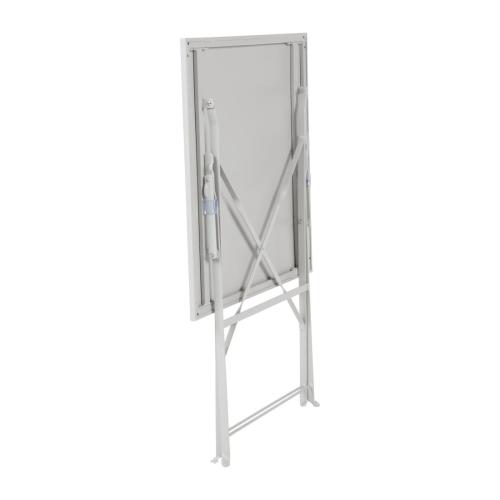 Bolero Perth Grey Pavement Style Steel Table Square - 600mm