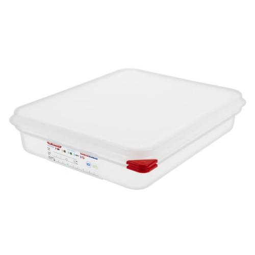 Araven PP Food Container 1/2 GN 4Ltr with Lid 65mm (H) (Pack 4)