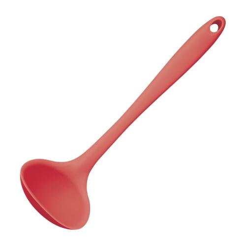 Vogue Silicone High Heat Ladle Red - 280mm 11"
