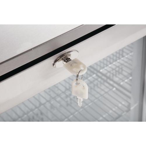 Polar G-Series Back Bar Cooler with Single Hinged Door Stainless Steel - 900mm