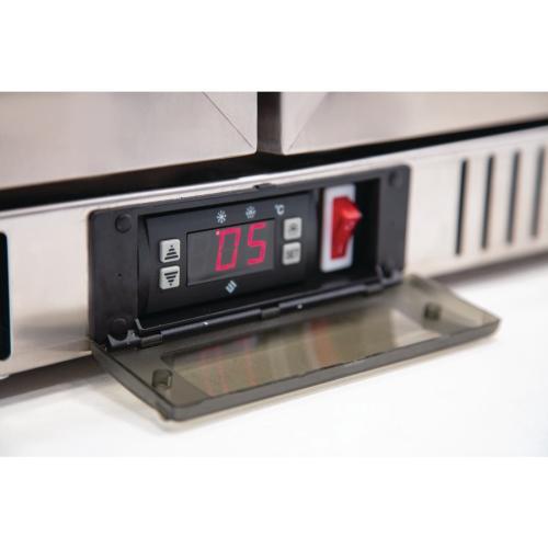 Polar G-Series Back Bar Cooler with Double Hinged Doors Stainless Steel - 900mm