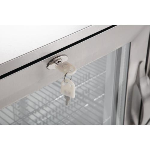 Polar G-Series Back Bar Cooler with Triple Hinged Doors Stainless Steel  - 900mm