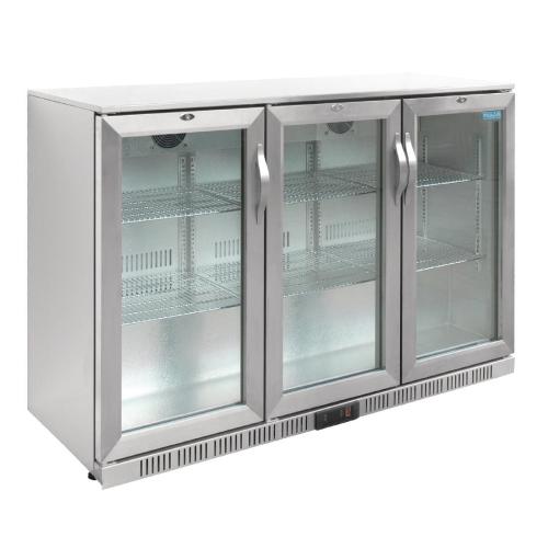 Polar G-Series Back Bar Cooler with Triple Hinged Doors Stainless Steel  - 900mm