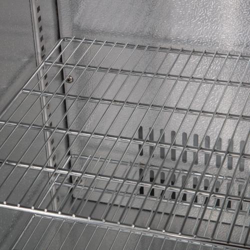 Polar G-Series Back Bar Cooler with Double Hinged Doors Black - 850mm