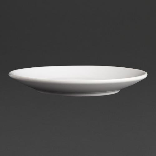 Olympia Cafe Saucer White (Fits GK074 & GK077) - 154mm 6" (Box 12)