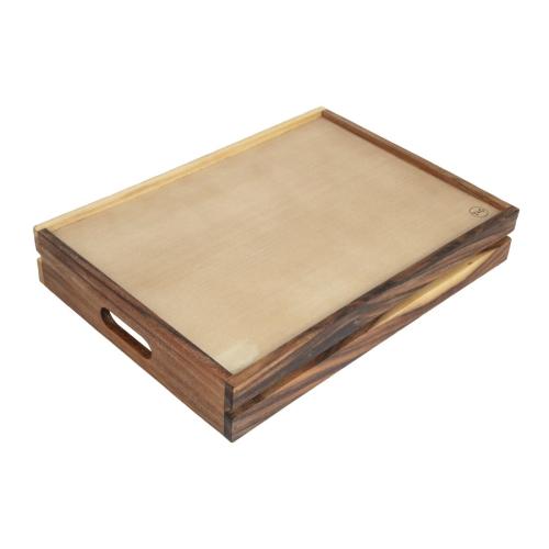 Baroque Crate Rustic Acacia Large Fresh Garden Produce - 420x300x70mm