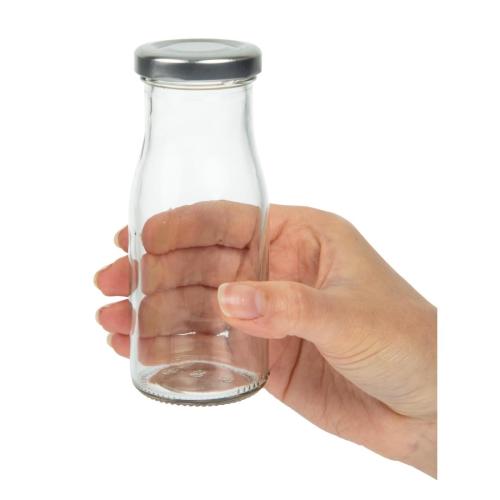 Mini Milk Bottle Glass - 150ml 5 1/4oz (Pack 18)