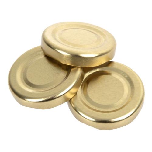 Gold Cap for Mini Milk Bottle GL160 (Pack 18)