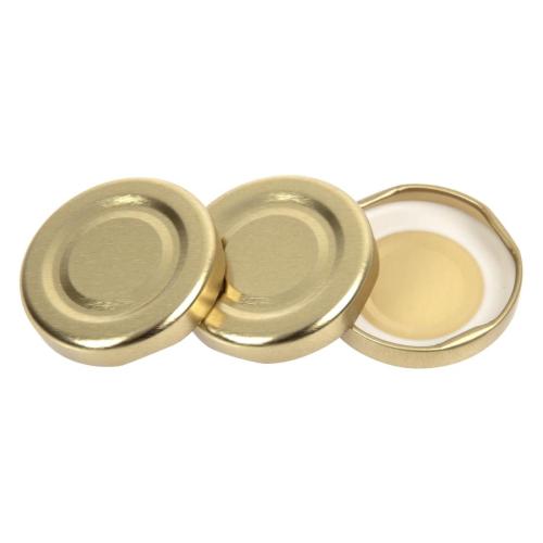 Gold Cap for Mini Milk Bottle GL160 (Pack 18)