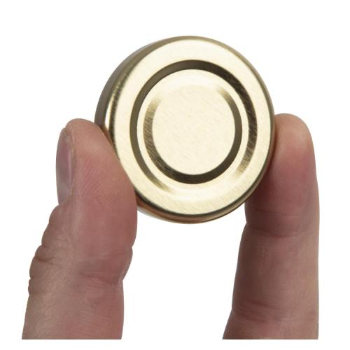 Gold Cap for Mini Milk Bottle GL160 (Pack 18)