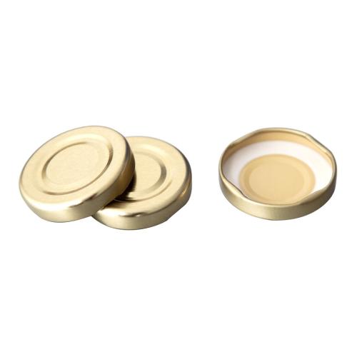 Gold Cap for Mini Milk Bottle GL160 (Pack 18)