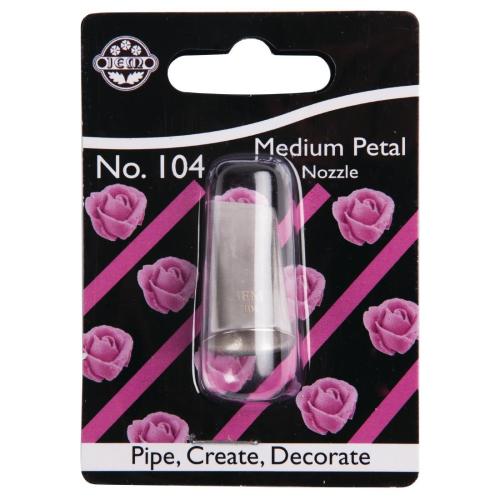 PME Petal/Ruffle Piping Nozzle #104 Carded - Medium