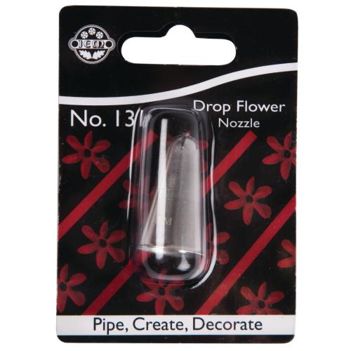PME Drop Flower Piping Nozzle #131 Carded (Medium)