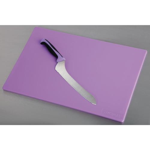 Hygiplas LDPE Chopping Board Purple - 450x300x10mm 17 3/4x12x1/2"