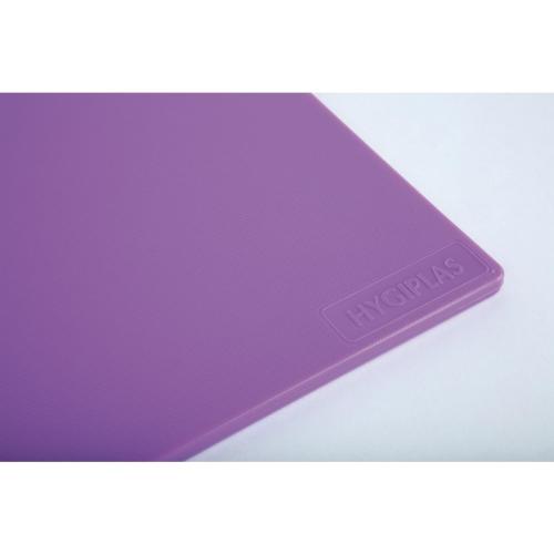 Hygiplas LDPE Chopping Board Purple - 450x300x10mm 17 3/4x12x1/2"