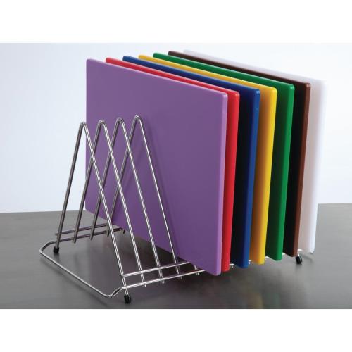 Hygiplas LDPE Chopping Board Purple - 450x300x10mm 17 3/4x12x1/2"