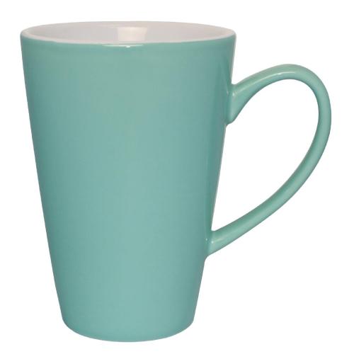 Olympia Cafe Latte Cup Aqua - 340ml 11 1/2fl oz (Box 12)