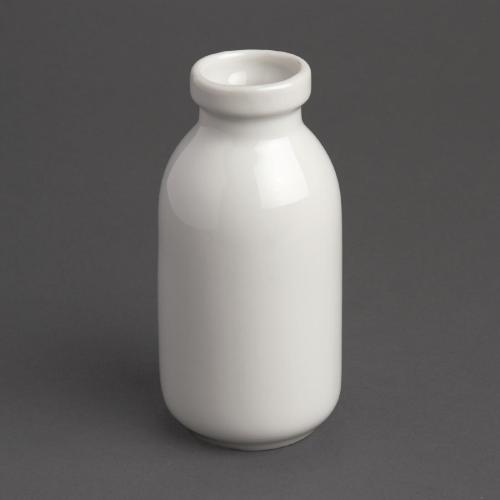 Olympia Whiteware White Mini Milk Bottle - 145ml 4 9/10fl oz (Box 12)