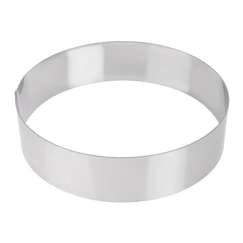 De Buyer St/St Mousse Ring - 240mm dia x 60mm