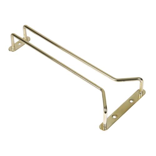 Stemware Rack Brass - 10"