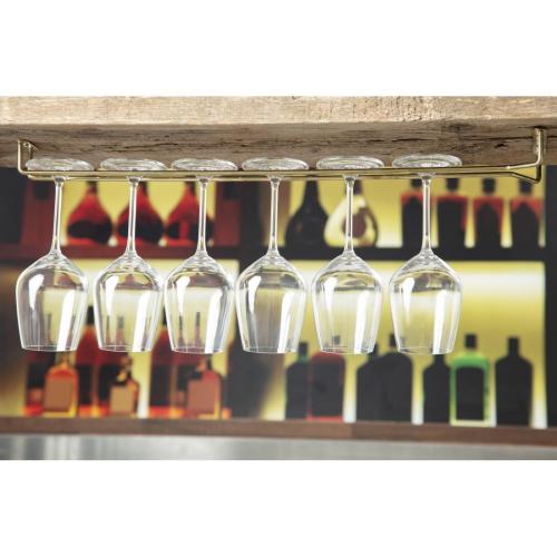 Stemware Rack Brass - 24"