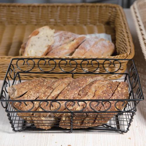 Olympia Black Wire Basket - 230x150x75mm 9x6x3"