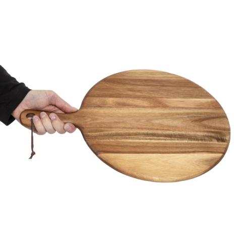 Olympia Acacia Paddle Board Round (135mm handle)  FSC 100%