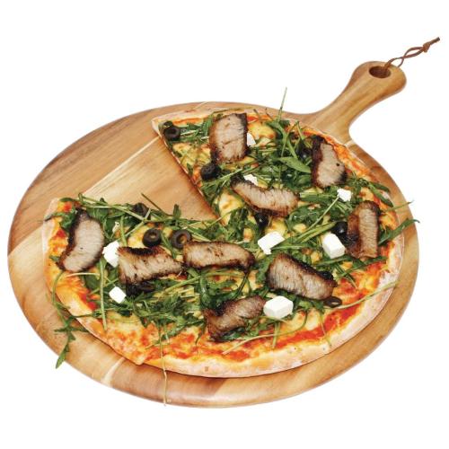 Olympia Acacia Paddle Board Round (135mm handle)  FSC 100%