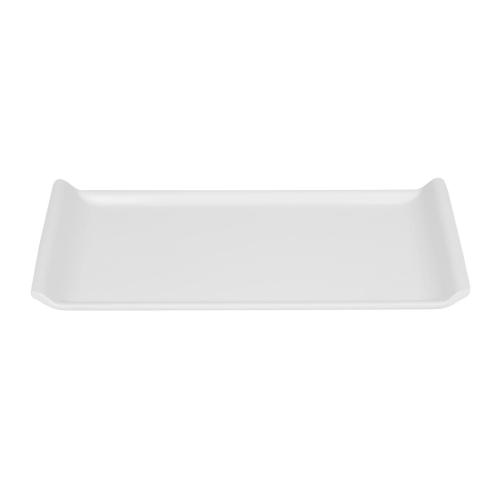Olympia Kristallon Melamine Platter White - 300x150x25mm 11 4/5x 5 9/10x 1"