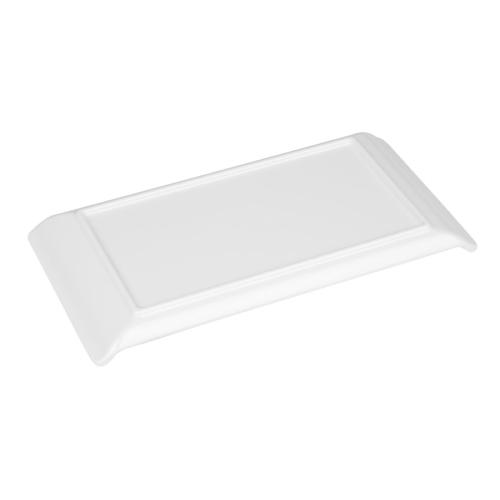 Olympia Kristallon Melamine Platter White - 300x150x25mm 11 4/5x 5 9/10x 1"
