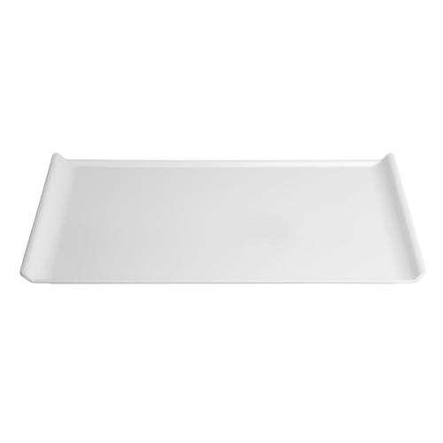 Olympia Kristallon Melamine Platter White - 530x330x25mm 20 9/10x 13x 1"