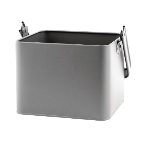 Olympia Galvanised Table Tidy Grey - 165x200x175mm