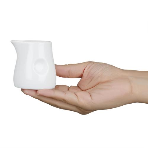 Olympia Whiteware Dimpled Milk Jug - 70ml 2 3/10fl oz (Box 6)