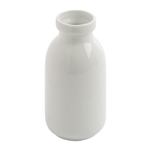 Olympia Whiteware White Mini Milk Bottle - 145ml 4 9/10fl oz (Box 12)