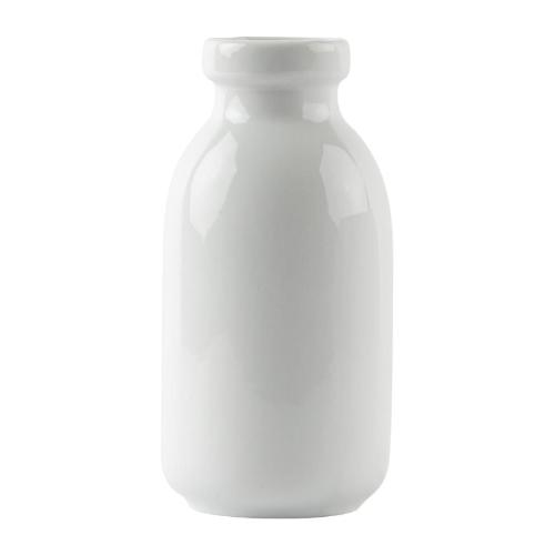 Olympia Whiteware White Mini Milk Bottle - 145ml 4 9/10fl oz (Box 12)