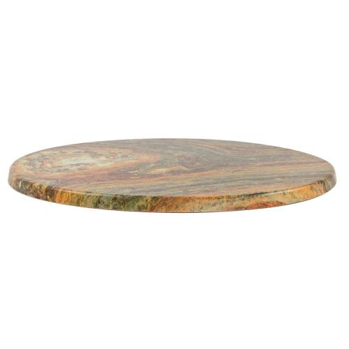 Werzalit Round 600mmTable Top Rusty 236 (B2B)