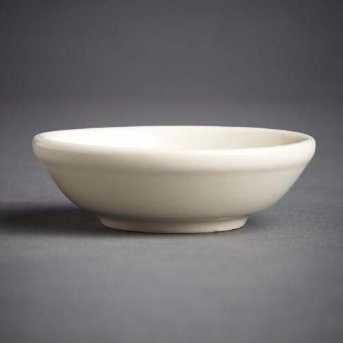 Olympia Ivory Soy Dish - 70mm 2 3/4" (Box 12)